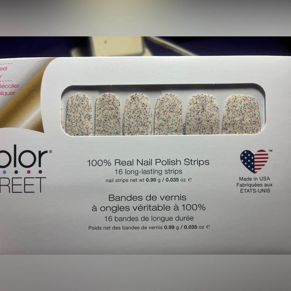 Candied Lavender Color Street nail strips